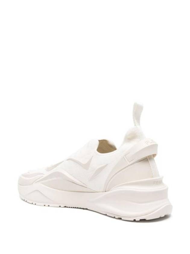 Flow Low Top Sneakers White - FENDI - BALAAN 3