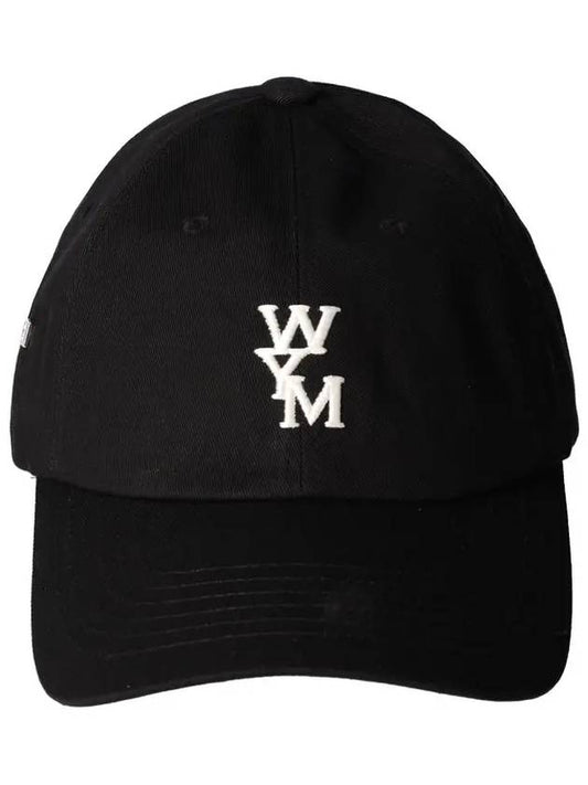 Logo Cotton Ball Cap Black - WOOYOUNGMI - BALAAN 2