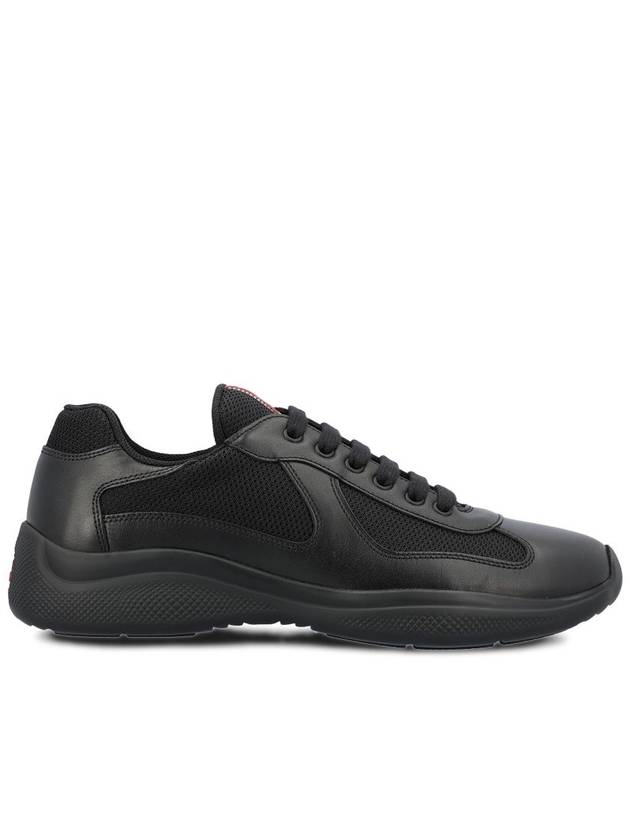 America's Cup Leather Low Top Sneakers Black - PRADA - BALAAN 2