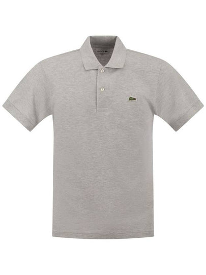 Men's Classic Fit Short Sleeve Collar T-shirt L1264 Silver C - LACOSTE - BALAAN 2