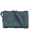 Cassette Intrecciato Small Cross Bag Dark Grey - BOTTEGA VENETA - BALAAN 2