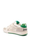 Men's University Low Top Sneakers White Green - PALM ANGELS - BALAAN 5