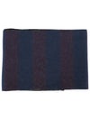 Check Logo Wool Muffler Khaki M2A 150T M748 79 - PAUL SMITH - BALAAN 4