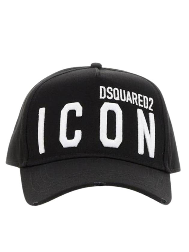 Icon Logo Ball Cap Black - DSQUARED2 - BALAAN 1