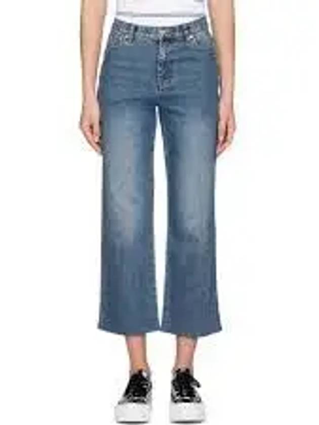 Women's Sailor Crop Straight Jeans Blue - A.P.C. - BALAAN 2