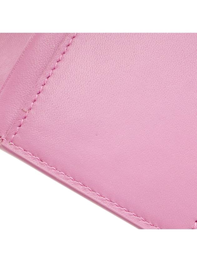 Pink Intrecciato VN 3 fold folder wallet - BOTTEGA VENETA - BALAAN 9