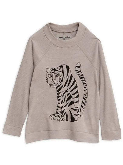 Kids Tiger Wool Long Sleeve T Shirt 19720150 97 - MINI RODINI - BALAAN 2