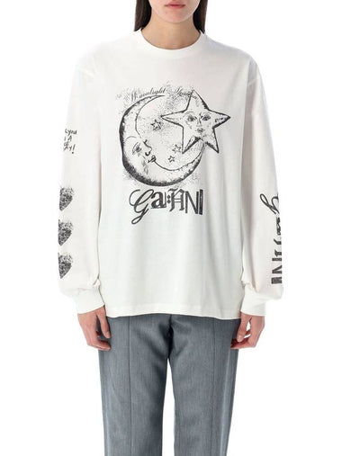 Future heavy long sleeve t-shirt - GANNI - BALAAN 1