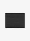 Monogram Crocodile Leather Card Wallet Black - SAINT LAURENT - BALAAN 3