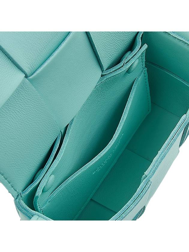 Intrecciato Cassette Small Cross Bag Celadon - BOTTEGA VENETA - BALAAN 10