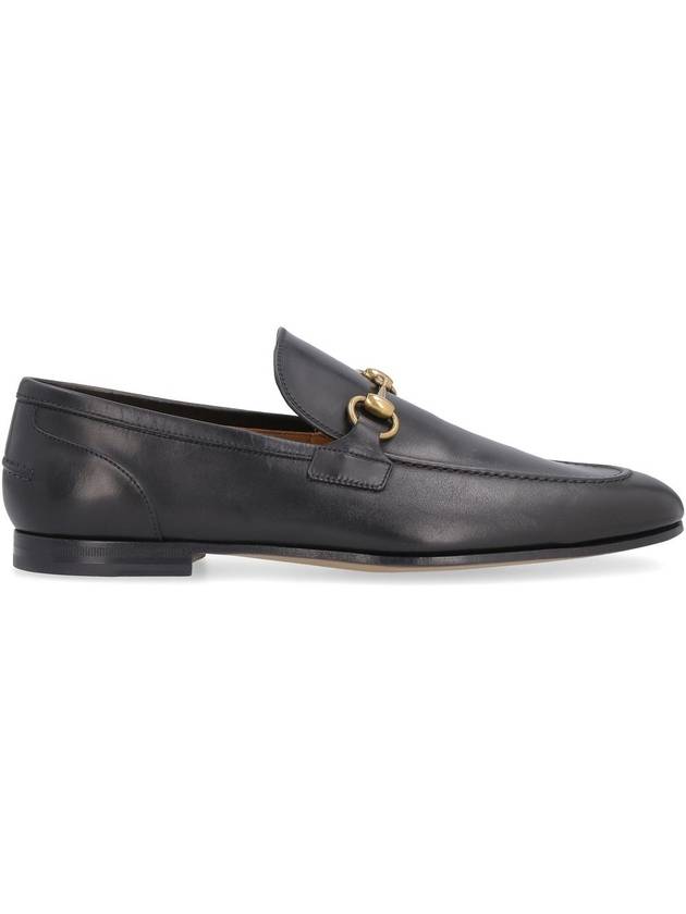 Jordaan Leather Loafers Black - GUCCI - BALAAN 3