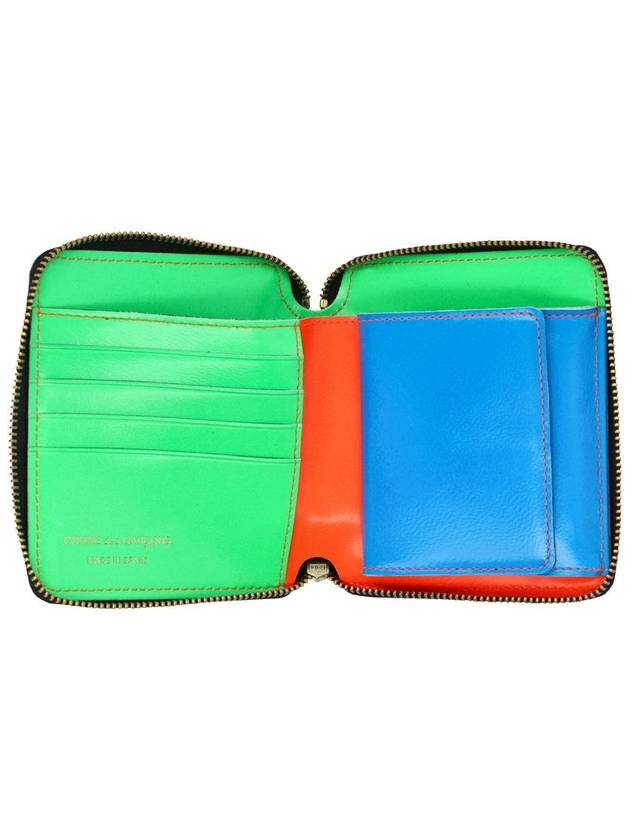 Comme Des Garçons Super Fluo Zip Around Wallet - COMME DES GARCONS - BALAAN 3