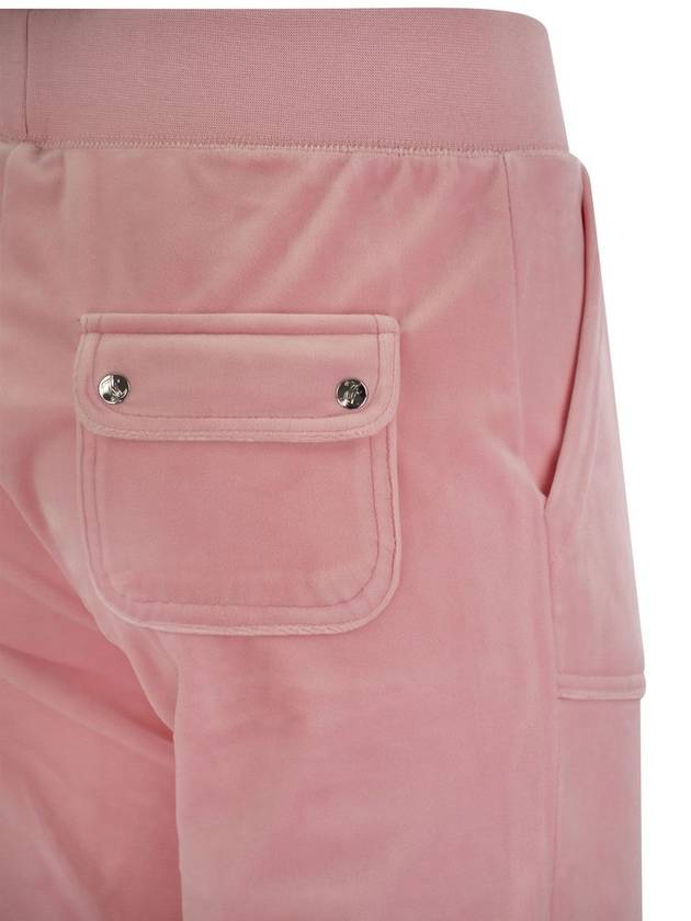 Trousers with velour pockets - JUICY COUTURE - BALAAN 4