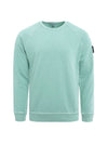 Wappen Patch Round Sweatshirt Light Green - STONE ISLAND - BALAAN 1