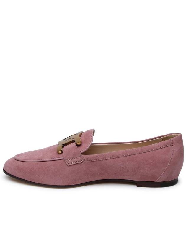 Women's Kate Suede Loafers Pink - TOD'S - BALAAN 4