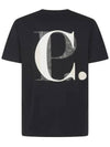 30/1 Jersey Graphic Short Sleeve T-Shirt Black - CP COMPANY - BALAAN 2