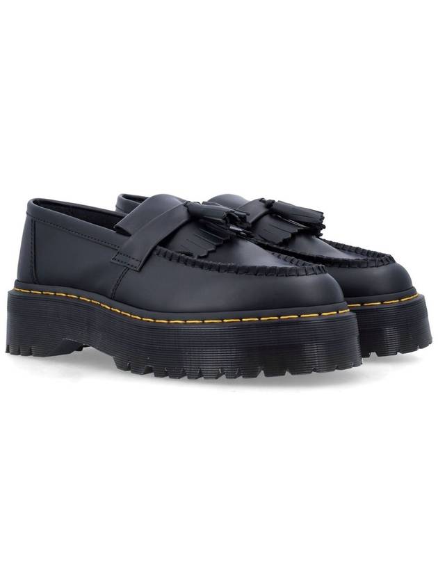 Adrian Leather Platform Tassel Loafers Black - DR. MARTENS - BALAAN 3