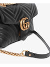 GG Marmont Matelasse Small Shoulder Bag Black - GUCCI - BALAAN 4