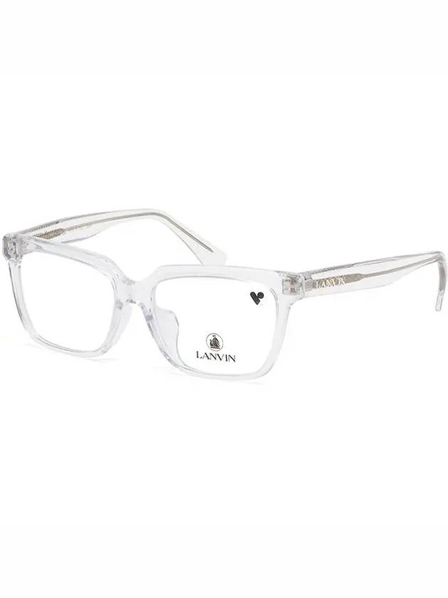 Glasses frame LNV2651LB 970 transparent horn rim square Asian fit - LANVIN - BALAAN 7