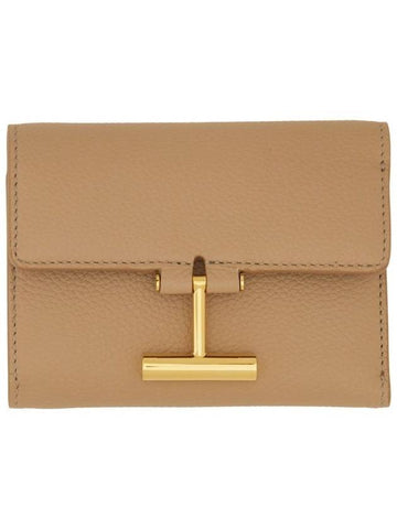 Tom Ford Leather Wallet - TOM FORD - BALAAN 1