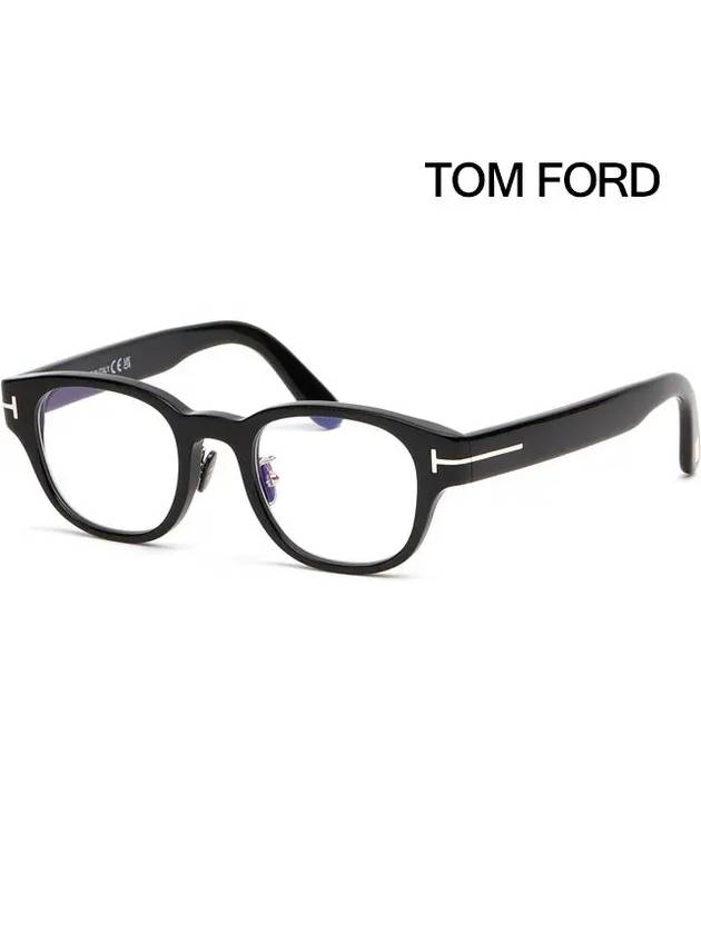 TOM FORD - Blue light blocking glasses frame TF5861DB 001 Fashion  hornrimmed eye protectionTF5861DB 001 - BALAAN