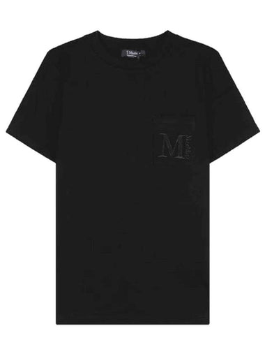 Short Sleeve T Shirt 2429976011600 005 Black - MAX MARA - BALAAN 1