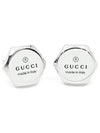 Trademark sterling silver hoop earrings YBD779171001 - GUCCI - BALAAN 1