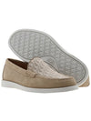 Homme Granville GRANVILLE Oblique Suede Jacquard Loafer Beige - DIOR - BALAAN.