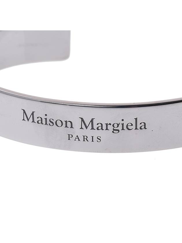 Logo Cuff Bracelet Silver - MAISON MARGIELA - BALAAN 7