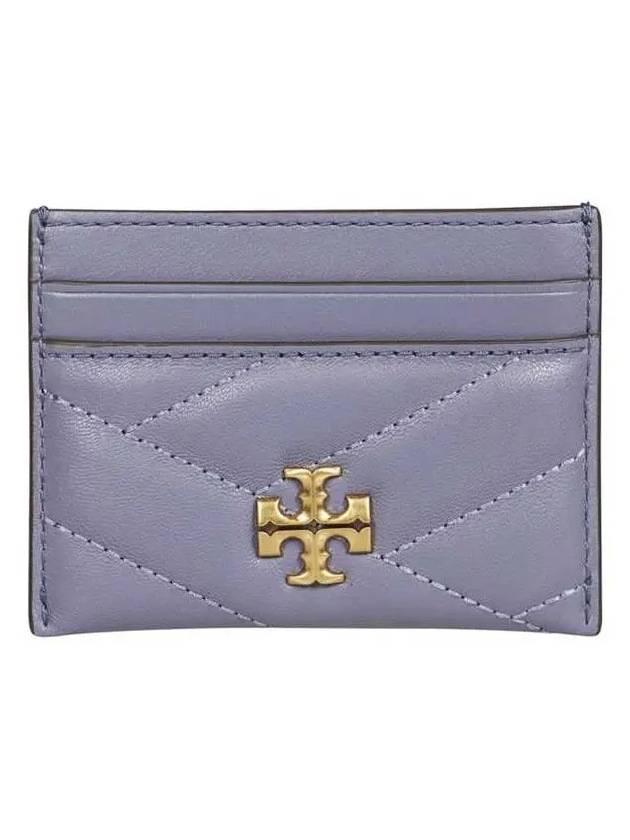 Kira Chevron Logo Card Wallet Purple - TORY BURCH - BALAAN 2