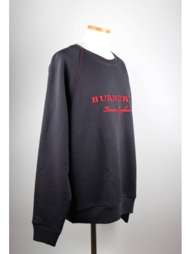 embroidered logo sweatshirt - BURBERRY - BALAAN 2