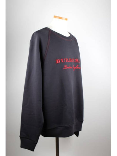 embroidered logo sweatshirt - BURBERRY - BALAAN 2