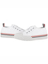 Canvas College Low Top Sneakers White - THOM BROWNE - BALAAN 2