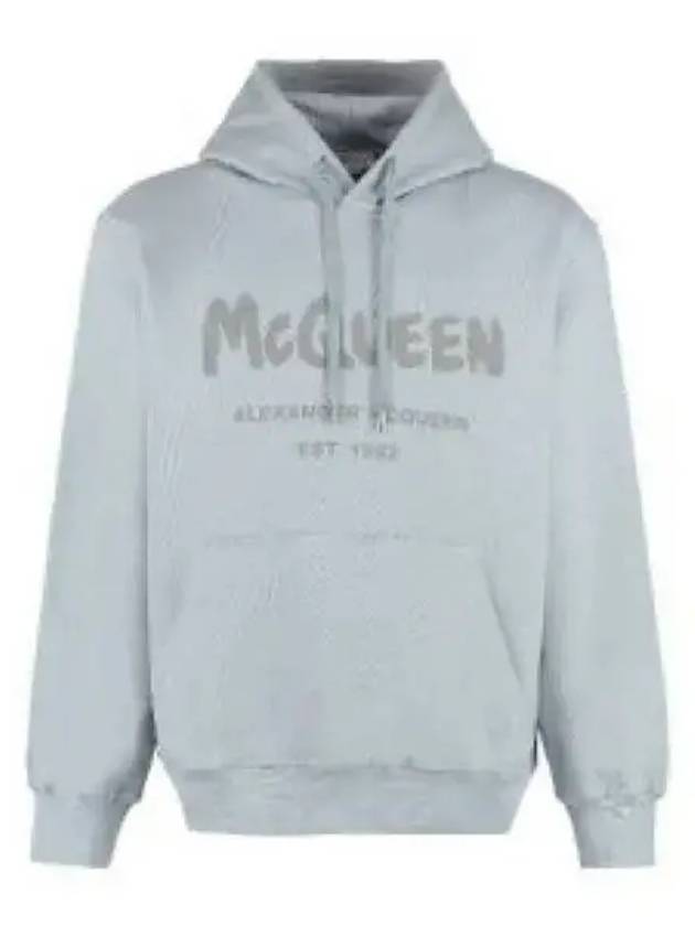 Men's Graffiti Popover Dove Grey - ALEXANDER MCQUEEN - BALAAN 2