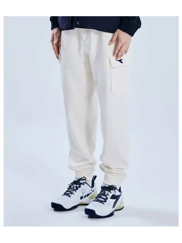 Diadora Move Warm Cargo Jogger Pants IVORY - DIADORA - BALAAN 1