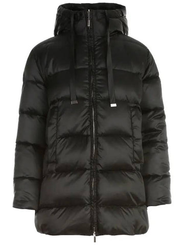 12th Anniversary NOVEY Hooded Padded Jacket Black 94860516 003 - MAX MARA - BALAAN 1