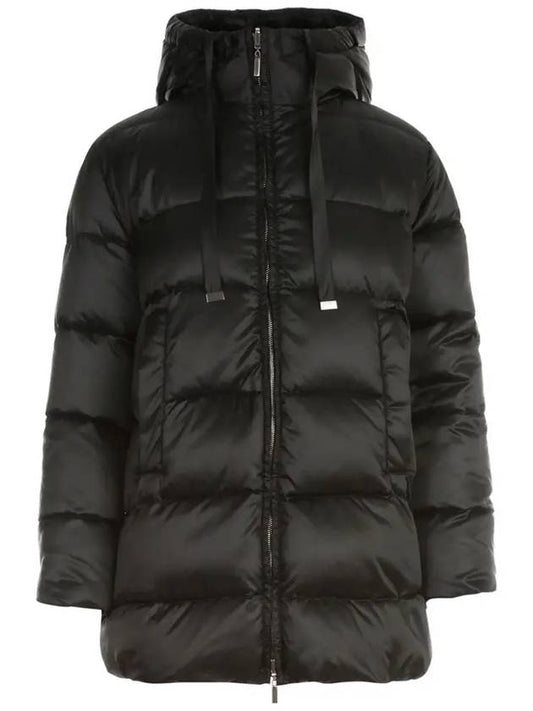 12th Anniversary NOVEY Hooded Padded Jacket Black 94860516 003 - MAX MARA - BALAAN 1