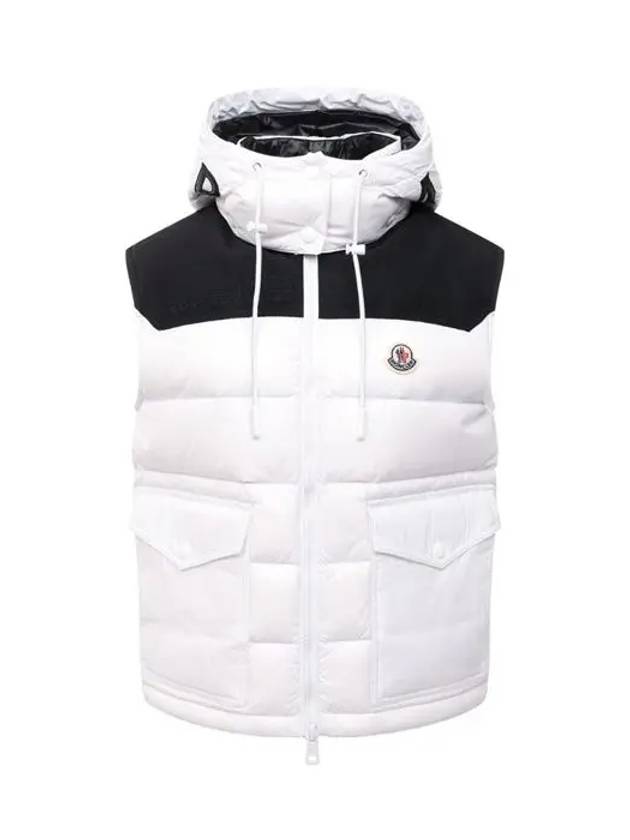 Women's Ciboure Hoodie Padded Vest White - MONCLER - BALAAN 5