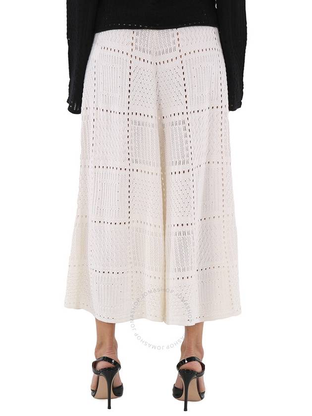 full embroidery knit A-line skirt Cloudy white - CHLOE - BALAAN 4