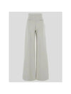 Zigna Pleated Wide Pants White - MAX MARA - BALAAN 3