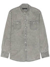 Frontier Denim Long Sleeve Shirt Grey - OUR LEGACY - BALAAN 2