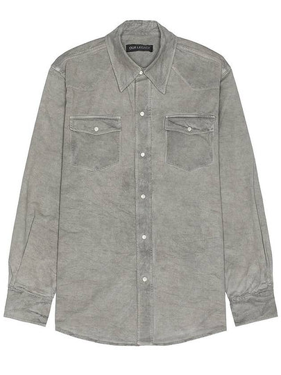 Frontier Denim Long Sleeve Shirt Grey - OUR LEGACY - BALAAN 2