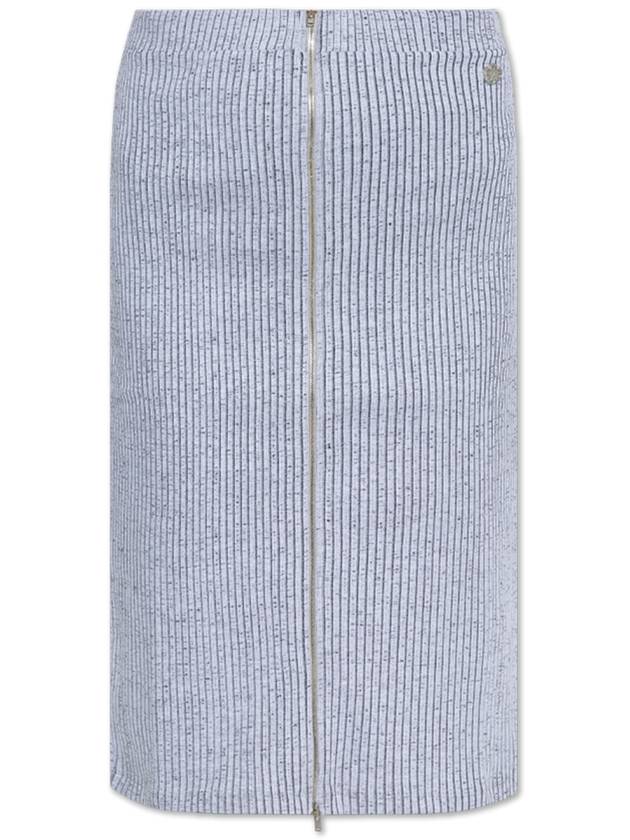 Kenzo Ribbed Skirt, Women's, Grey - KENZO - BALAAN 1