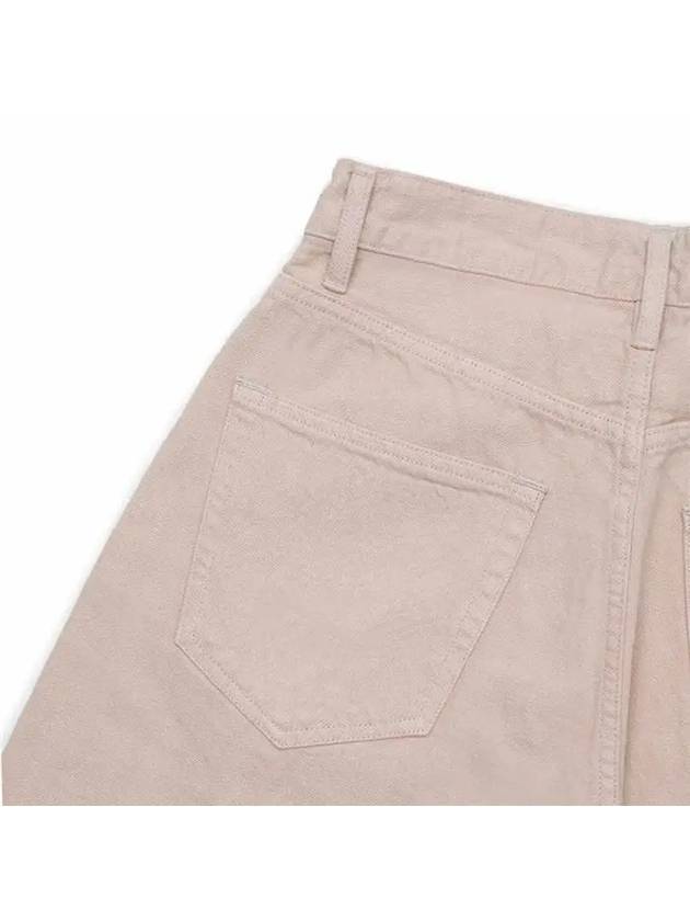 Women's Botanical Dyed Selvedge Denim Pants Natural Pink - AURALEE - BALAAN 4