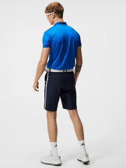 Luxury Line Golf Shorts Stuart Striped Shorts JL NAVY - J.LINDEBERG - BALAAN 2