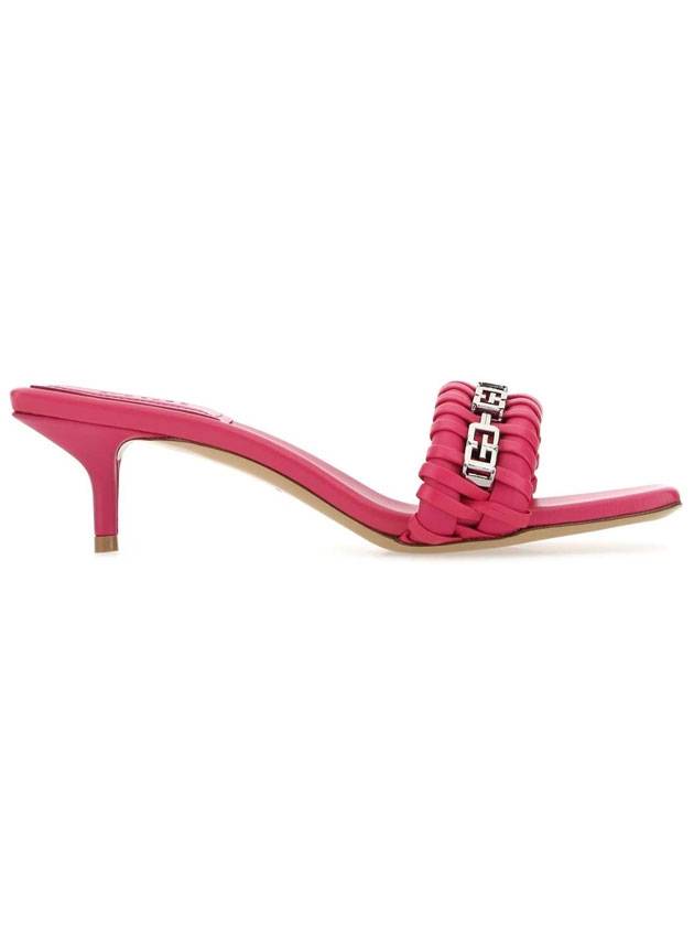 Nappa G logo sandal heels - GIVENCHY - BALAAN 1