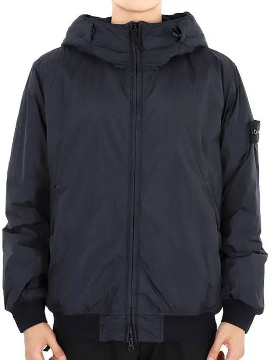 Crinkle Reps R NY Padding Navy - STONE ISLAND - BALAAN 2