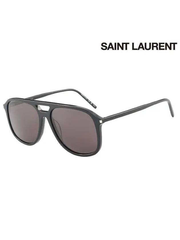 Eyewear Tinted Pilot Frame Sunglasses SL476 - SAINT LAURENT - BALAAN 2