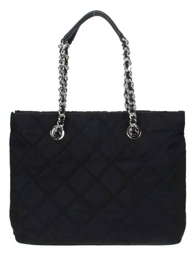 Pocono Quilted Chain Tote Bag Black - PRADA - BALAAN 5