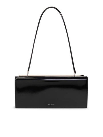 Tanky Logo Shoulder Bag Black - SAINT LAURENT - BALAAN 1